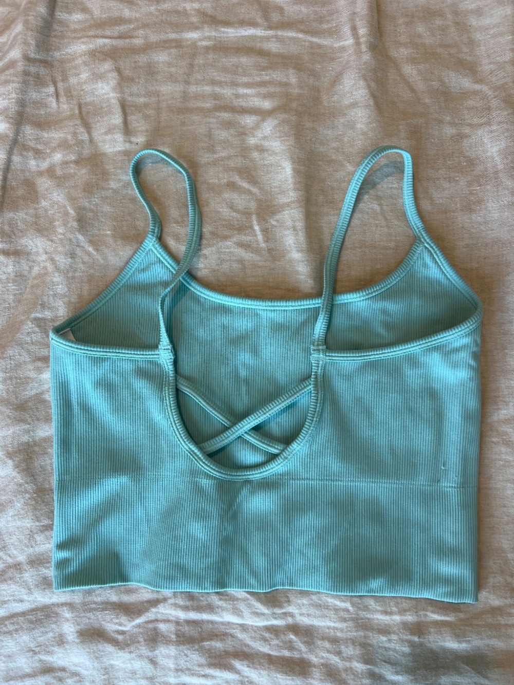 Teal Athleta Bra Top - Picture 2 of 3